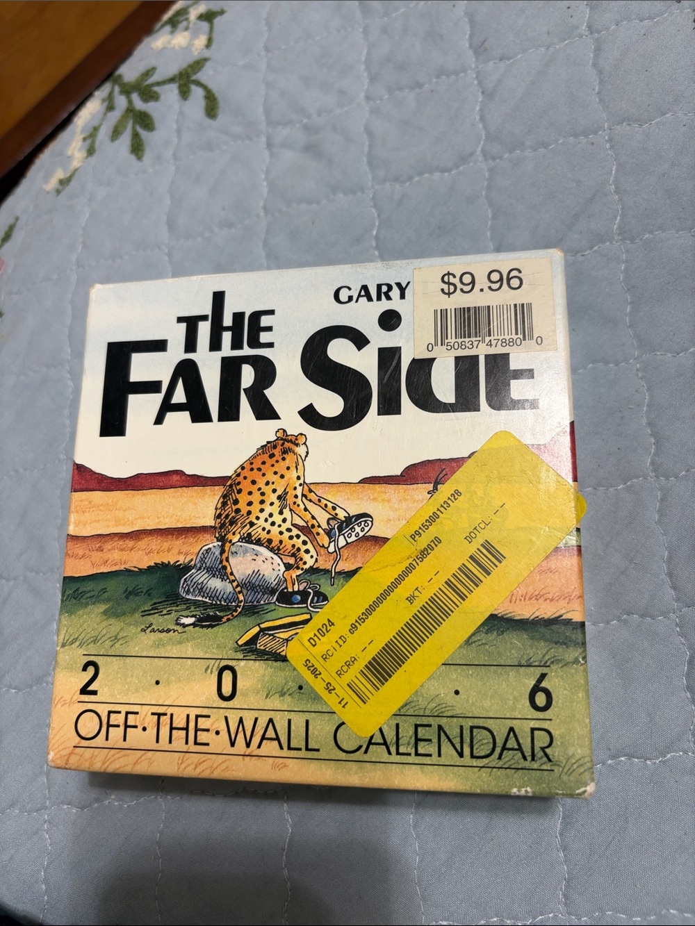 NWT THE FAR SIDE OFF THE WALL CALENDAR 2026  Gary Larson